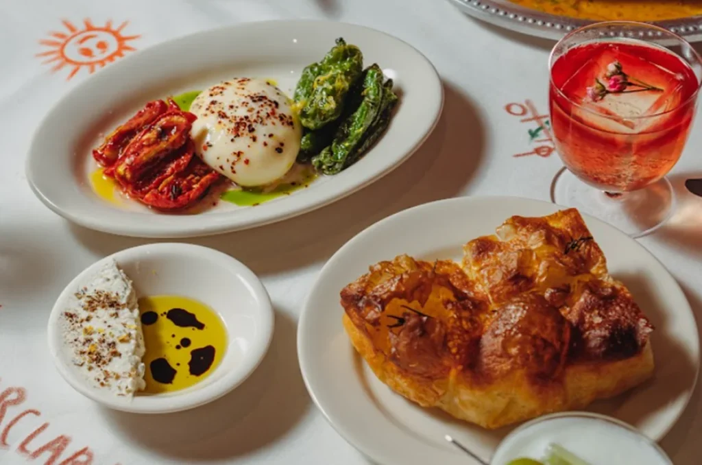 Menu makanan terinspirasi dari Italia.
