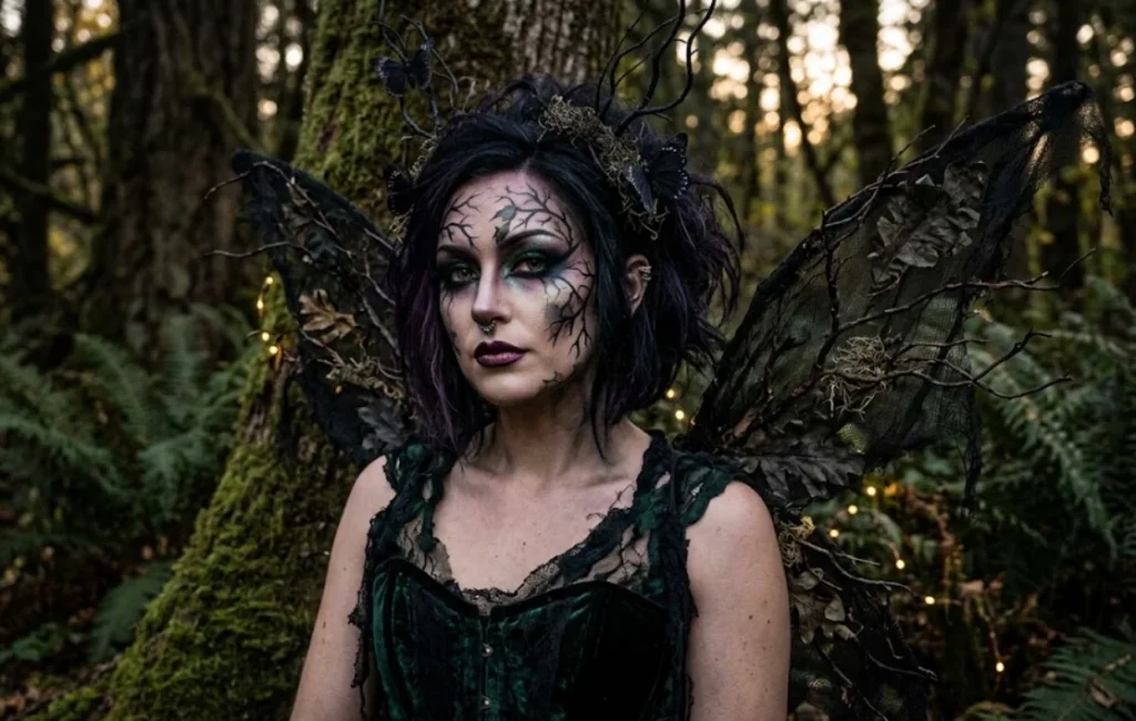 Makeup dark fairy